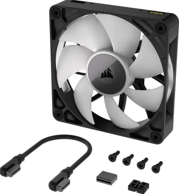 Corsair iCUE LINK RX120 RGB datorfodral fläkt 12 cm Svart 1 st (CO-9051017-WW)