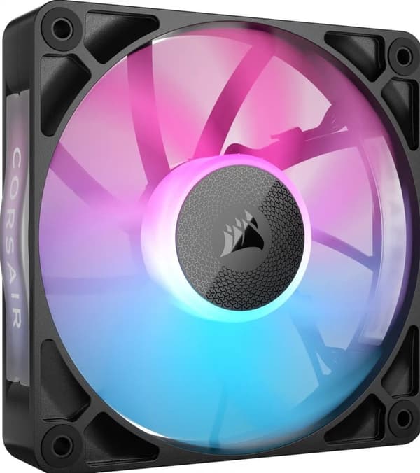 Corsair iCUE LINK RX120 RGB computertaske blæser 12 cm Sort 1 stk (CO-9051017-WW) Sort