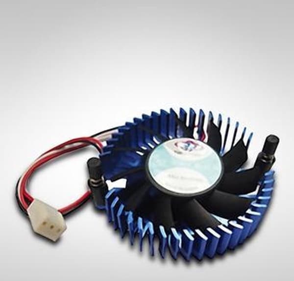 Inter-Tech V-31G Chipset Cooler Sort, Blå