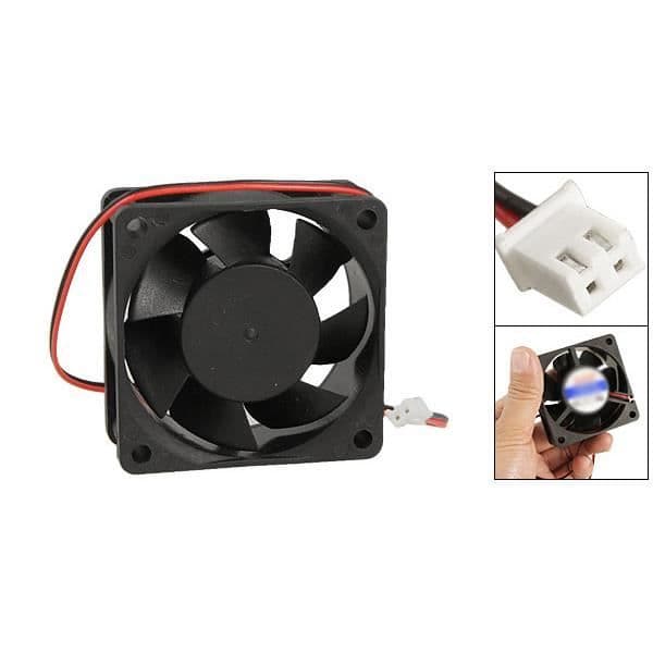 60 mm x 25 mm DC 12V 0,25A 2-stifts kylfläkt för CPU-datorfodral