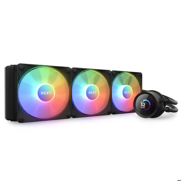 NZXT Kraken 360 RGB allt-i-ett 360 mm CPU vattenkylningssats med anpassningsbar LCD-skärm