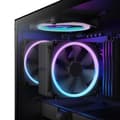 Miniatyrbillede 4 af 6: NZXT T120 RGB Processor Luftkøler 12 cm Sort 1 stk.