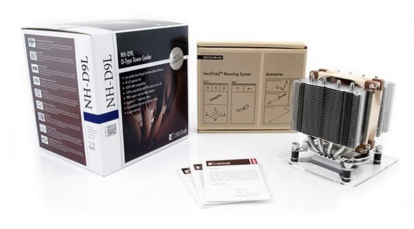Noctua NH-D9L tietokoneen jäähdytyskomponentti Prosessorijäähdytin 9,2 cm Metallinen