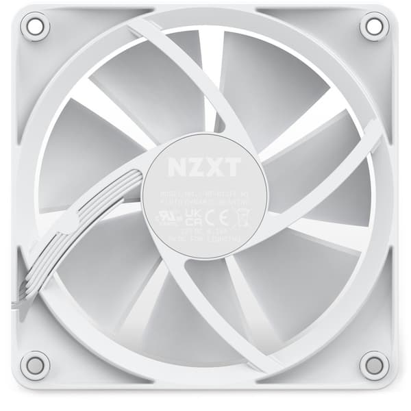 NZXT F120 RGB Computertaske Ventilator 12 cm Hvid 1 stk. Hvid