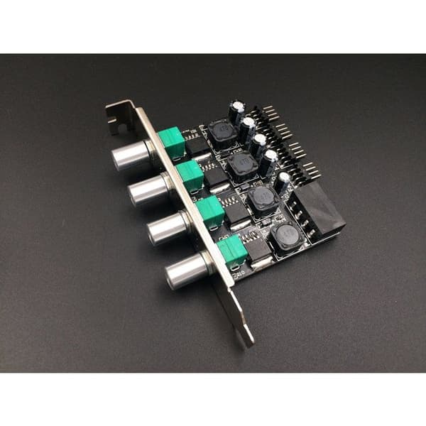 Lamptron CP436 4-kanals fläktkontroll för PCI-kortplats - Silver 0,000000