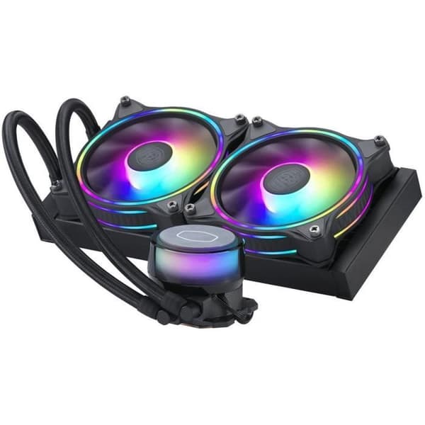 COOLER MASTER - PC -vätskekylning - MasterLiquid ML240 Illusion ARGB - 240 mm radiator - Svart (MLX -D24M -A18P2 -R1)
