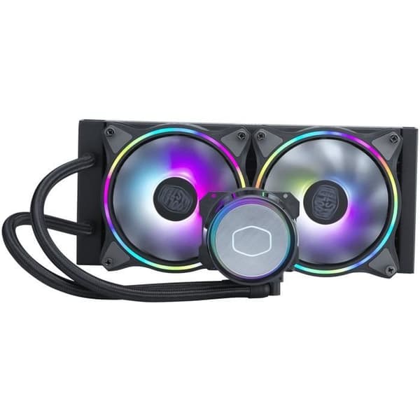COOLER MASTER - PC -vätskekylning - MasterLiquid ML240 Illusion ARGB - 240 mm radiator - Svart (MLX -D24M -A18P2 -R1) Svart