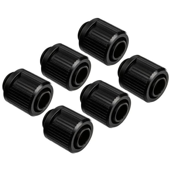 EK Water Blocks EK-Quantum Torque STC 10/13 beslag - 6er-Pack, svart - Vit
