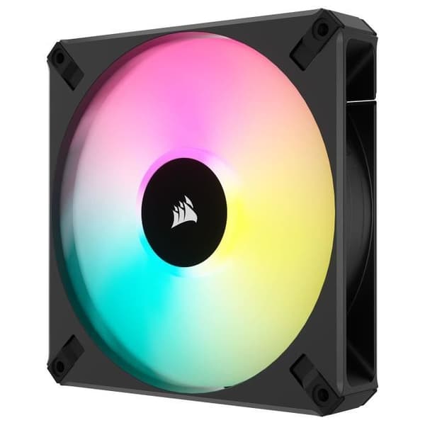 CORSAIR - AF140 RGB ELITE - AF ELITE Series-fläktar - 140 mm - AirGuide - Two-Pack - Svart - (CO-9050156-WW)