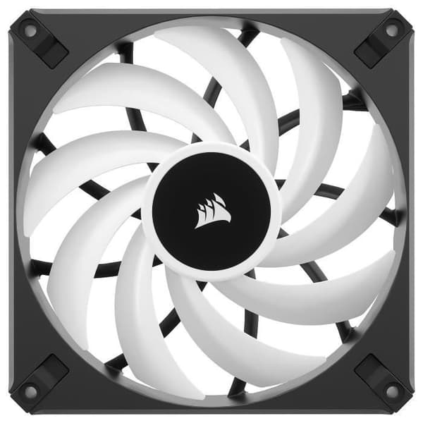 CORSAIR - AF140 RGB ELITE - AF ELITE Series-fläktar - 140 mm - AirGuide - Two-Pack - Svart - (CO-9050156-WW)