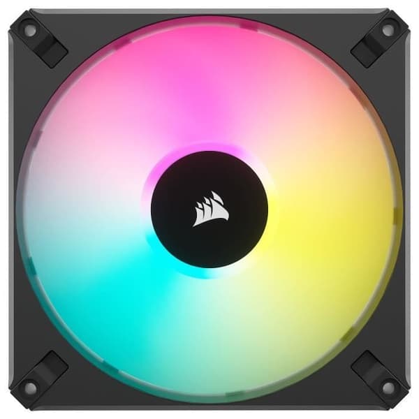 CORSAIR - AF140 RGB ELITE - AF ELITE Series-fläktar - 140 mm - AirGuide - Two-Pack - Svart - (CO-9050156-WW)