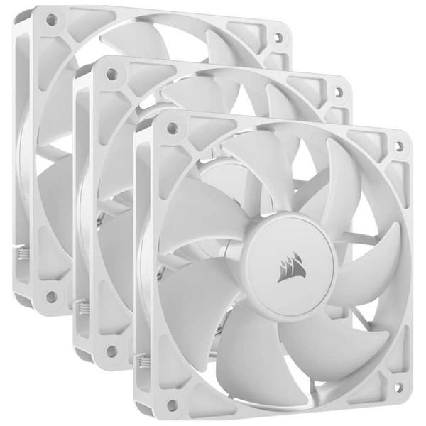 Corsair Rs120 Pwm 12 Cm Fläkt 3 Enheter Vit