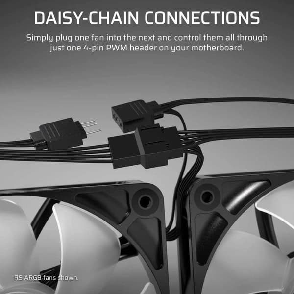Corsair Rs140 Pwm 12 Cm Blæser 3 Enheder