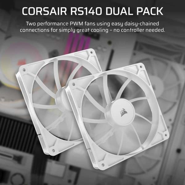 Corsair Rs140 Pwm 14 Cm Tuuletin 2 Yksiköt