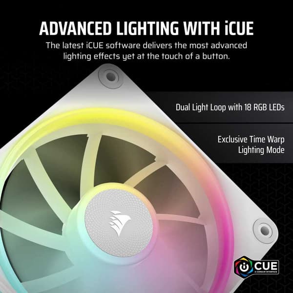 Corsair Pwm Icue Link Lx120 Rgb 120 mm Fläkt