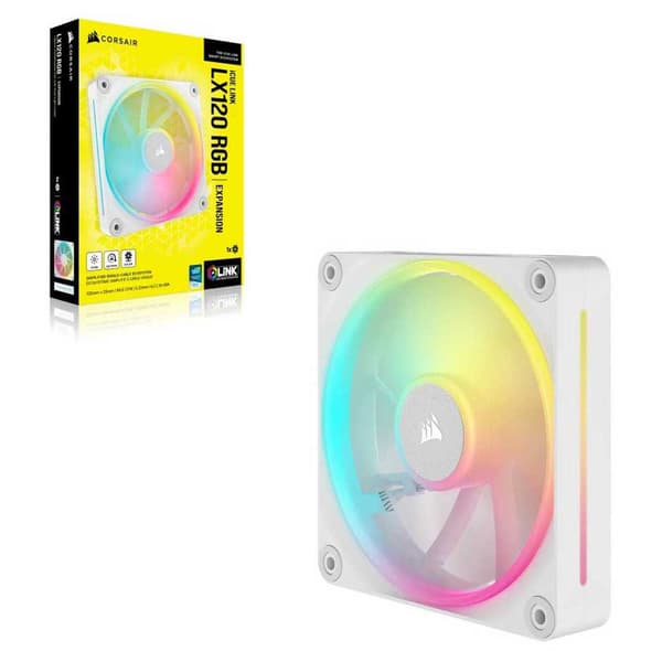 Corsair Pwm Icue Link Lx120 Rgb 120 mm Fläkt