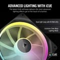 Miniatyrbild 6 av 10: Corsair Pwm Icue Link Lx140 Rgb 140 mm Fläkt