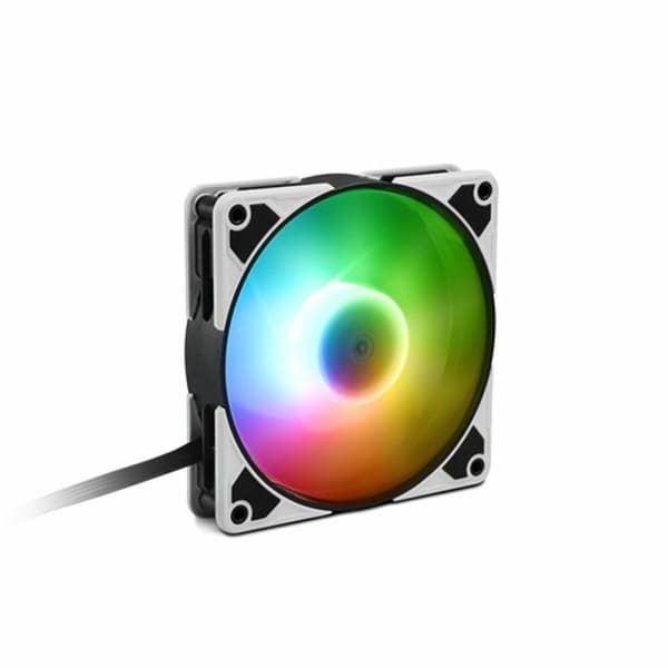 Boxventilator Sharkoon SilentStorm 120 PWM 120 mm LED RGB Transparent