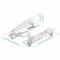 Miniatyrbillede 5 af 6: CPU support med hjul TooQ UMCS0024-B