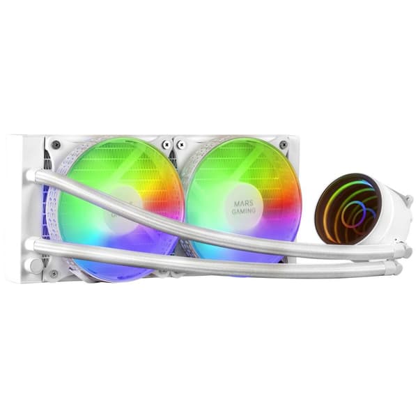 Flytande kylkit Mars Gaming MLONE240W Vit