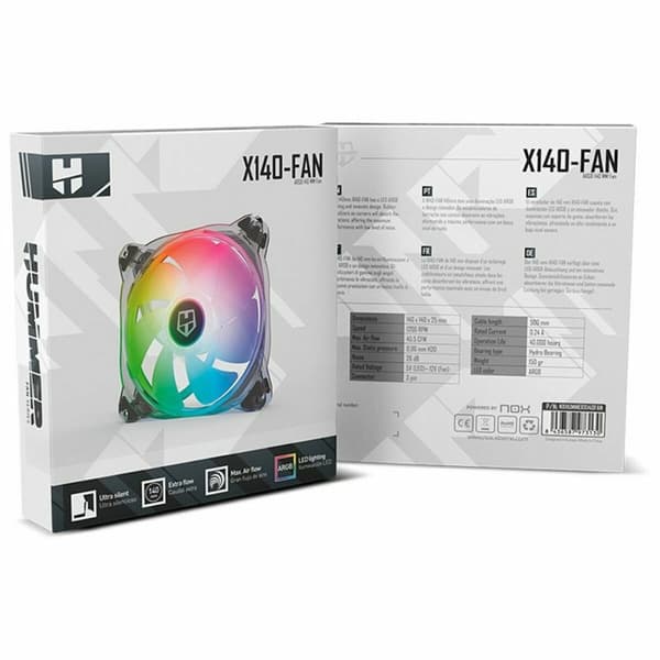 Lådfläkt Nox-Xtreme X140-FAN (1 antal)