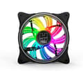 Miniatyrbild 2 av 2: NOX Hummer A-FAN 120 mm PC-fläkt, ARGB Rainbow LED, ultratyst med antivibrationsgummikuddar, stor