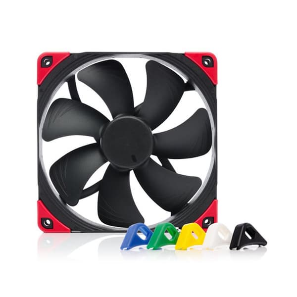 Lådfläkt Noctua NF-A14 PWM chromax.black.swap Ø 14 cm Svart