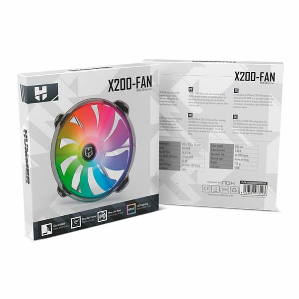 Lådfläkt Nox-Xtreme X200-FAN (1 antal)