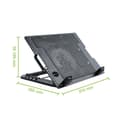 Miniatyrbillede 3 af 10: Kølingsbase for en laptop Techly ICOOL-CP12TY