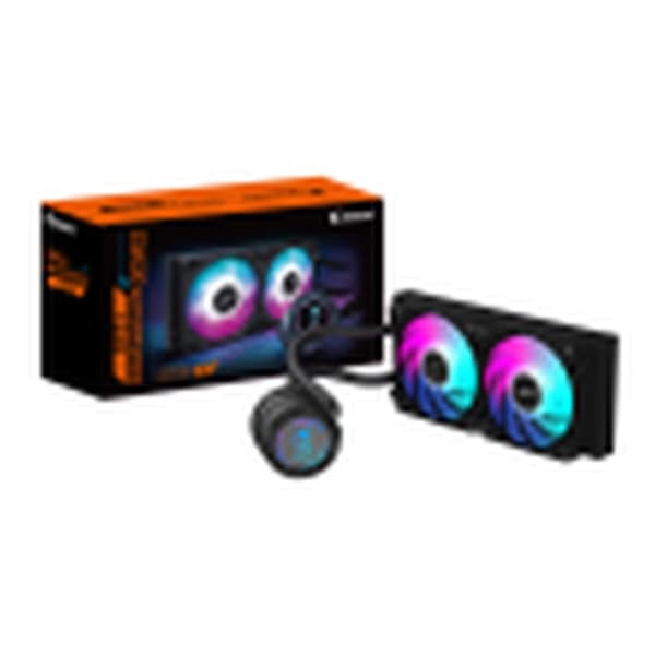 Boxventilator Gigabyte Ø 12 cm Sort