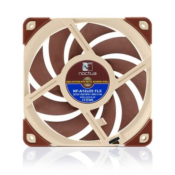 Ventilatorboks Noctua NF-A12X25 FLX Ø 12 cm