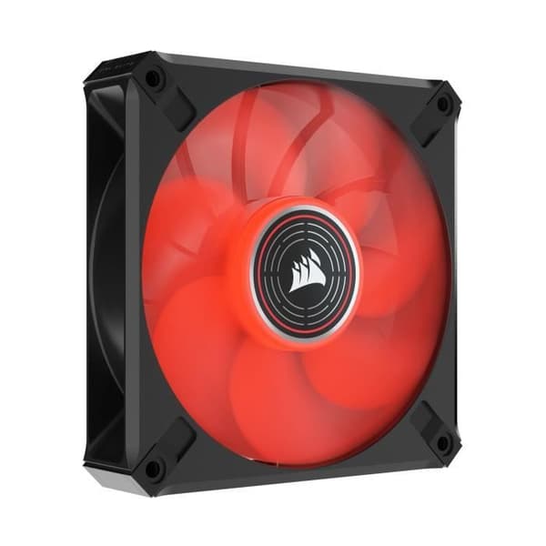 CORSAIR ML ELITE Series Fläkt - ML120 LED ELITE WHITE - Diameter 120mm - Röd LED - Enkelpack (CO-9050126-WW)