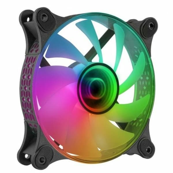 Ventilatorboks Mars Gaming MF3D Ø 12 cm ARGB Svart (1 enheter) Sort