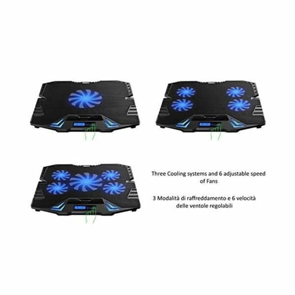 Kølingsbase for en laptop Ewent EW1259 17"