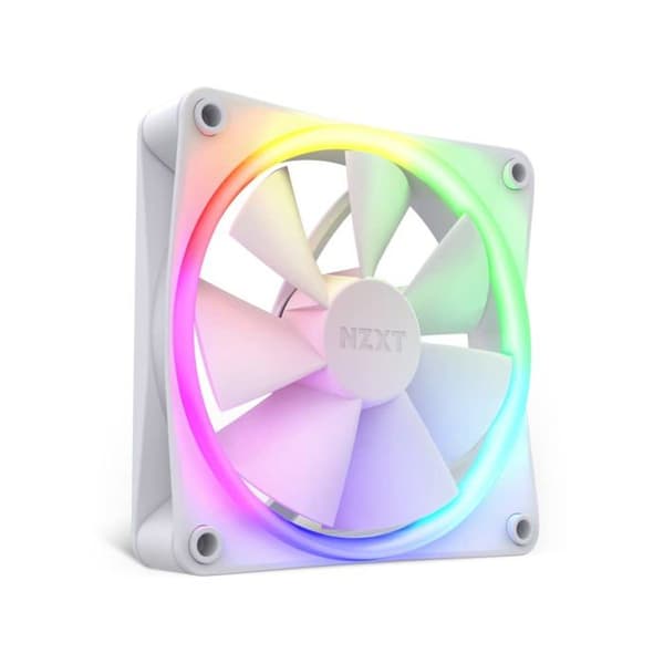 NZXT F120 RGB-fläkt - RF-R12SF-W1 - Avancerad RGB-ljusanpassning - Tyst kylning -