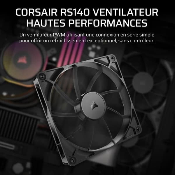 140mm PWM fläkt - CORSAIR - RS140