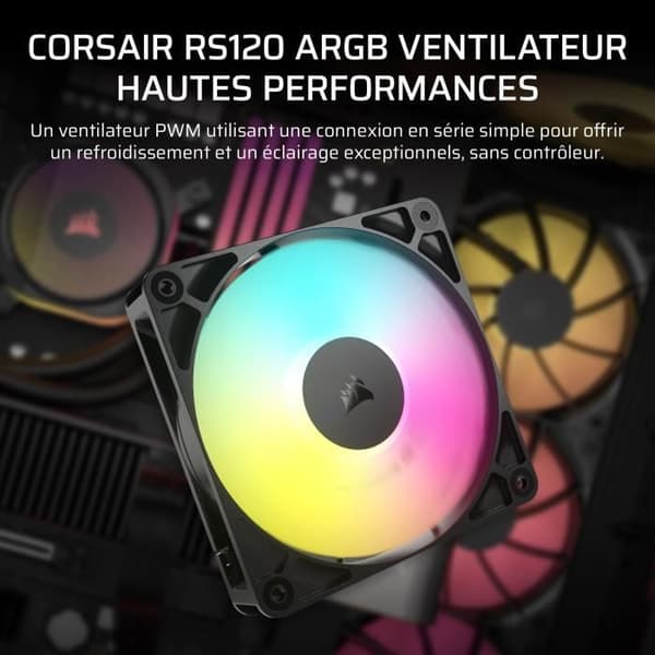 120 mm ARGB fläkt - CORSAIR - RS120