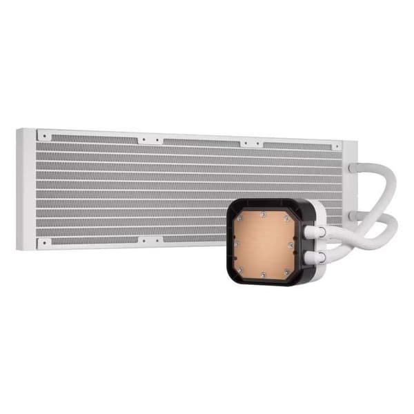 CORSAIR - H150i ELITE LCD XT - Allt-i-ett vattenkylningssats - 360 mm kylare - Vit - (CW-9060077-WW)