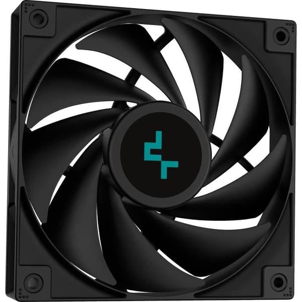 DEEPCOOL - LS520S Zero Dark - Vattenkylande AIO CPU - 2x120 mm - Svart