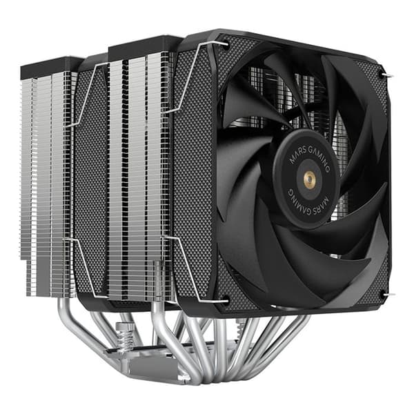 Kylare - Mars Gaming - MCPU-XU6 - 350W TDP - 2 FDB-fläktar - 6 HCT ULTRA värmerör Svart