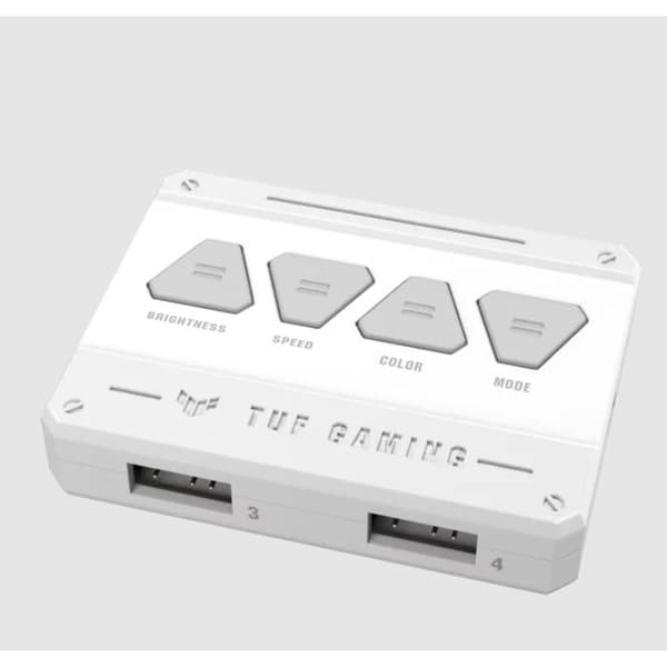 ASUS TUF Gaming TF120 ARGB fläkt 3-pack inkl. RGB-Controller - 120mm, vit