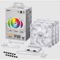 Miniatyrbild 1 av 6: ASUS TUF Gaming TF120 ARGB fläkt 3-pack inkl. RGB-Controller - 120mm, vit