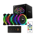 Miniatyrbilde 1 av 7: Datamaskinviftesett ARGB Darkflash DR12 Pro 5in1 120x120 (svart)
