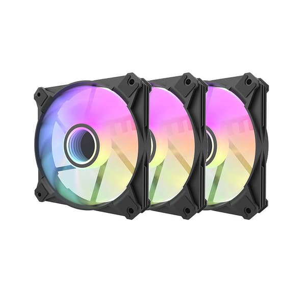 Datamaskinviftesett Darkflash INF8 ARGB, 3in1 120x120 (svart)