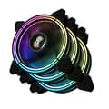 Pikkukuva 1 / 6: Tietokoneen tuuletinsarja ARGB Darkflash CF11 Pro 3in1 120x120 (musta)