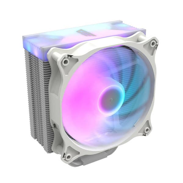 CPU aktiv kylning Darkflash Darkair LED (kylfläns + fläkt 120x120) vit