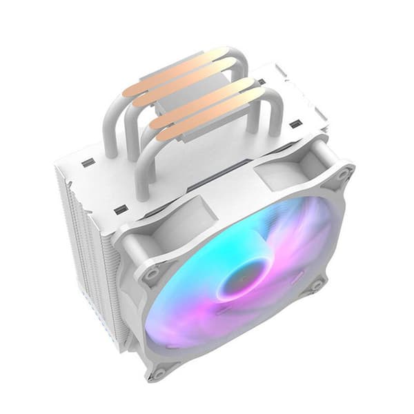 CPU aktiv kylning Darkflash Darkair LED (kylfläns + fläkt 120x120) vit