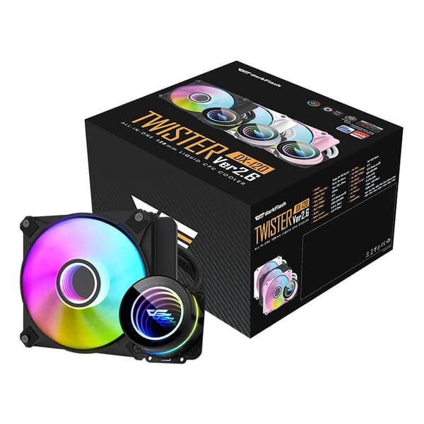 PC-vesijäähdytys Darkflash DX120 V2.6 (musta)