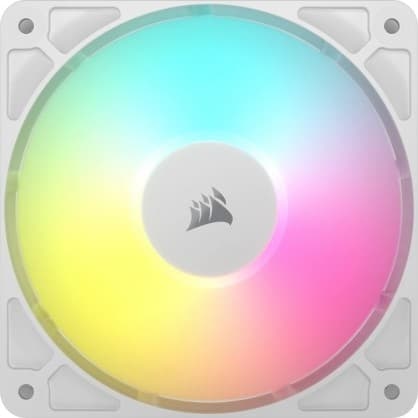 Kylare, RS120 PWM ARGB 120 mm Case Fläkt CO-9050184-WW, Corsair Vit