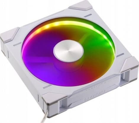 Kylare D30 PWM Regular Airflow D-RGB Case Fläkt 140mm Vit, Phanteks